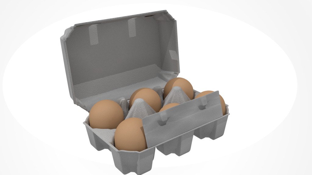 Eggs Box rigged preview image 1